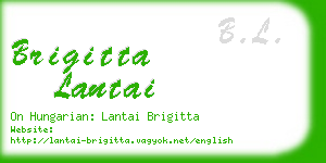 brigitta lantai business card